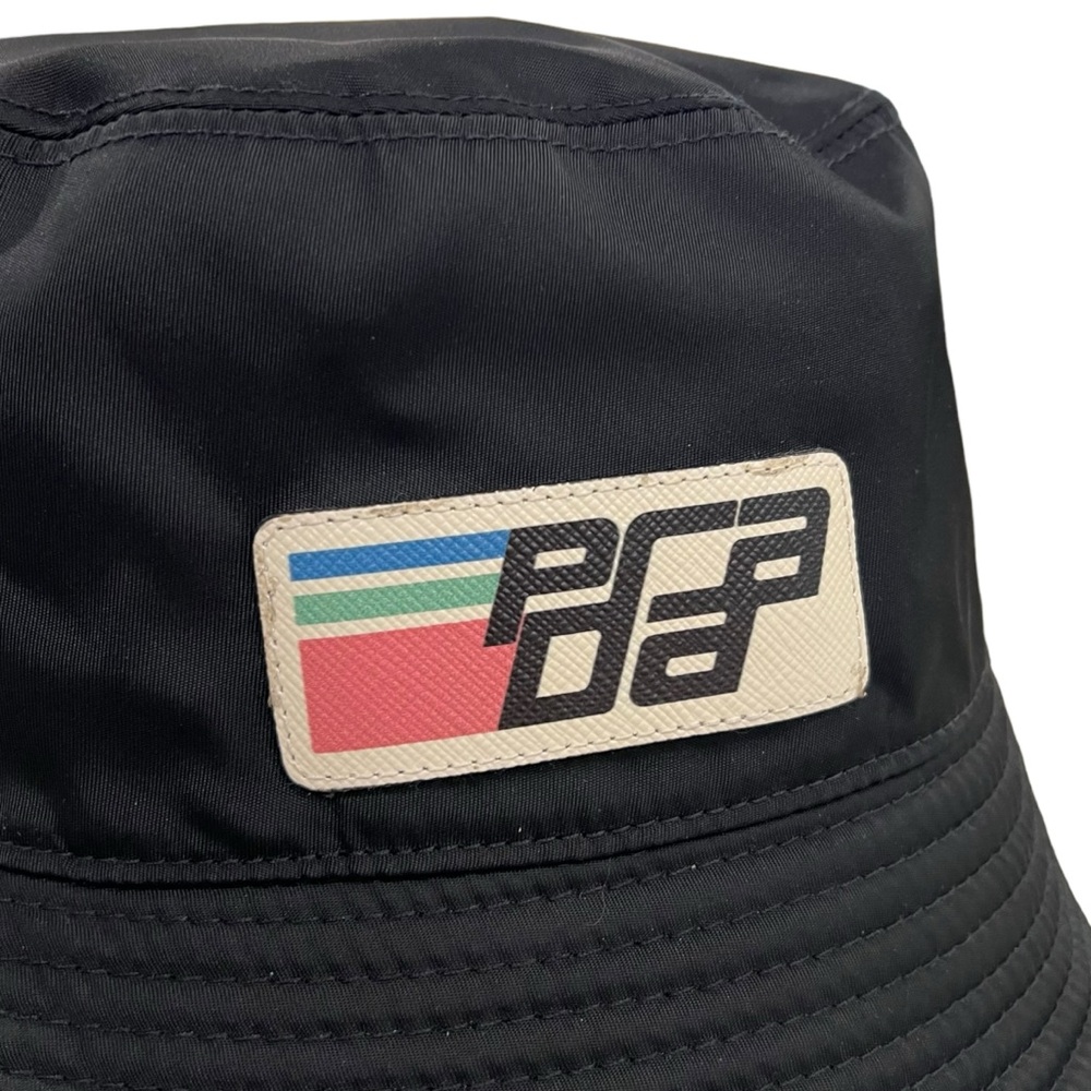 Prada Logo Patch Bucket Hat - image 4